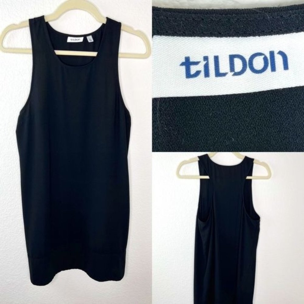 Til Don little black dress. Casual racer back styling. Scoop neck Small